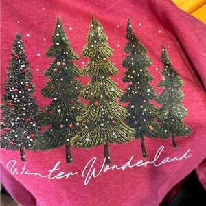 Gildan Red Heavy Blend Sweatshirt with Ribbed Collar